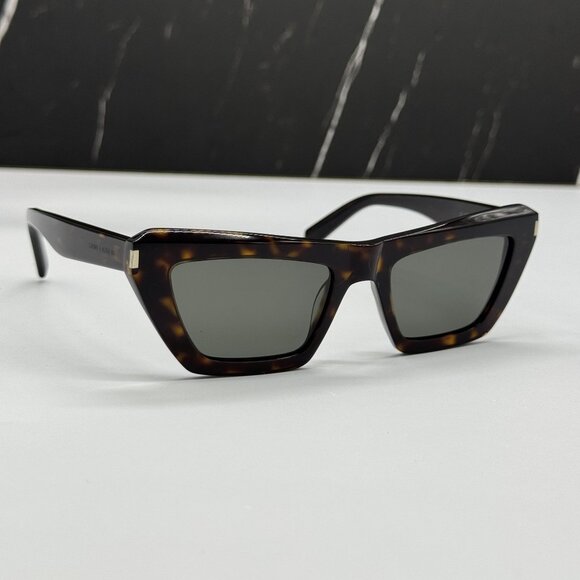 NEW SAINT LAURENT SUNGLASSES HAVANA WOMEN EYEWEAR SAINT LAURENT SL467 002 main image 10